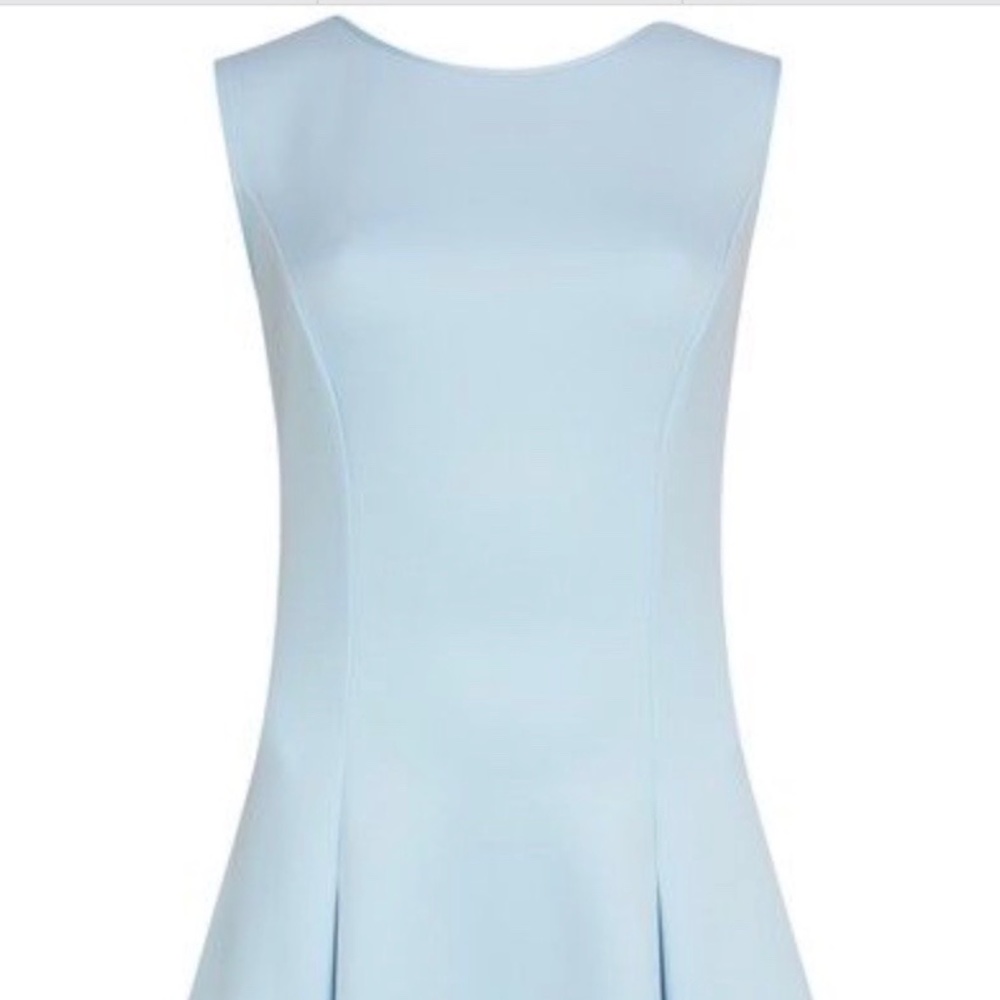 Ted Baker Sleeveless Neoprene Fit & Flare Dress